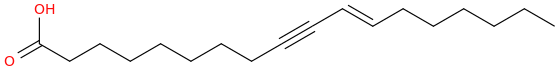 11 octadecen 9 ynoic acid, (11e) 